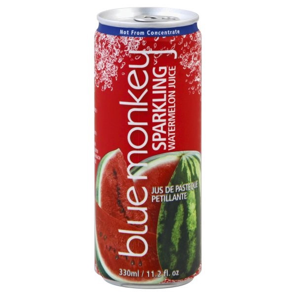 slide 1 of 1, Blue Monkey Sparklng Watermelon Juice - 11.2 oz, 11.2 oz