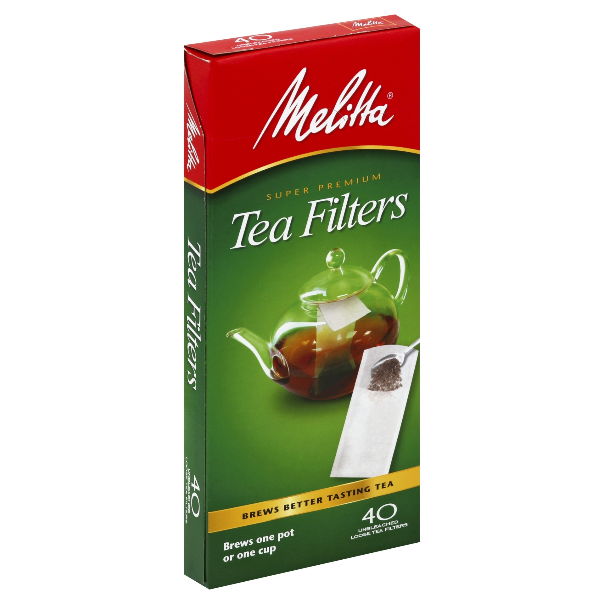 slide 1 of 6, Melitta Tea Filters, 40 ct