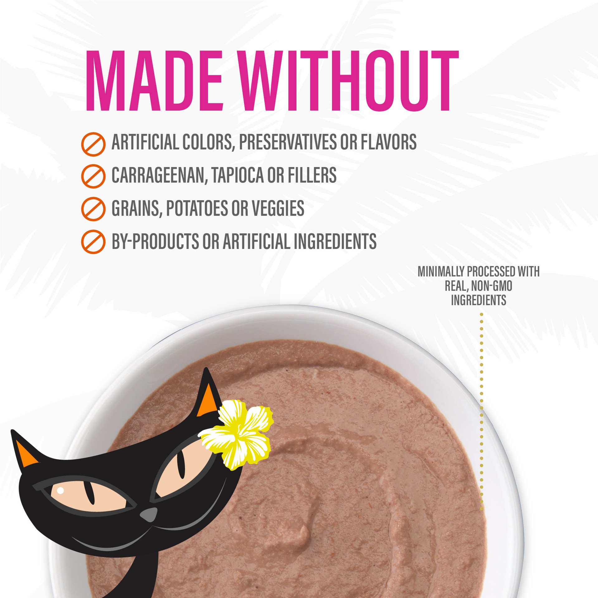 slide 7 of 10, Tiki Cat Luau Velvet Mousse Wet Cat Food, Chicken, 2.8 oz. Pouch, 2.8 oz