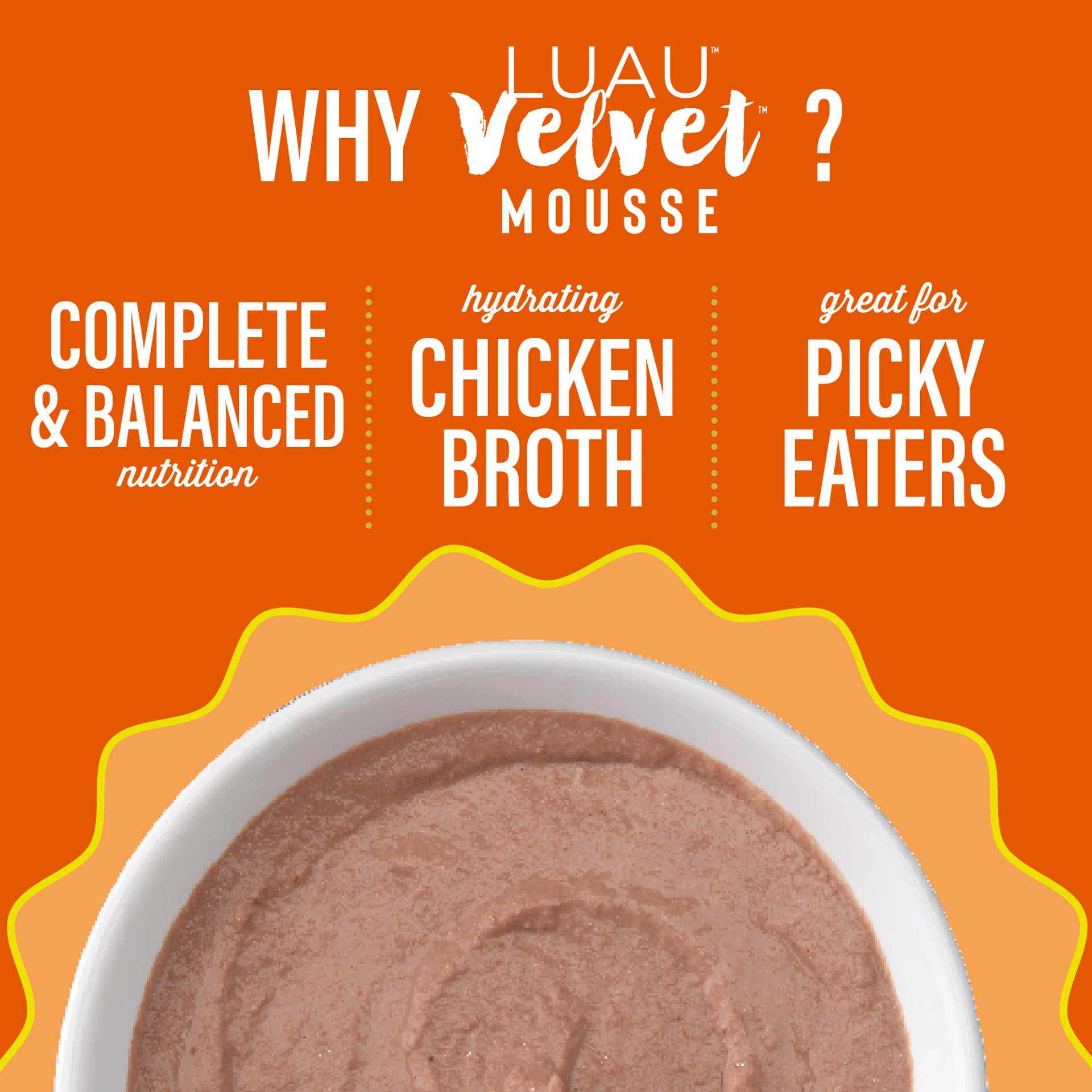 slide 10 of 10, Tiki Cat Luau Velvet Mousse Wet Cat Food, Chicken, 2.8 oz. Pouch, 2.8 oz