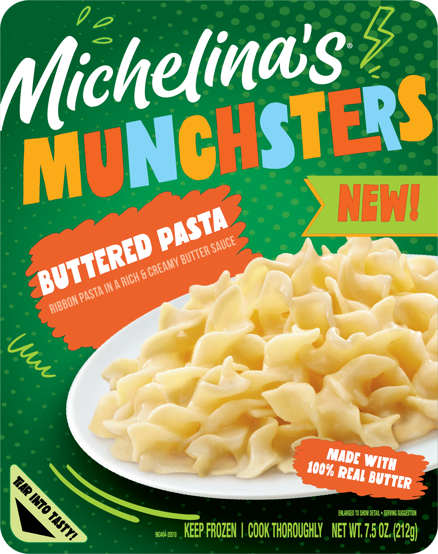 slide 1 of 5, MICHELINAS Michelina's Buttered Pasta 7.5oz, 7.5 oz