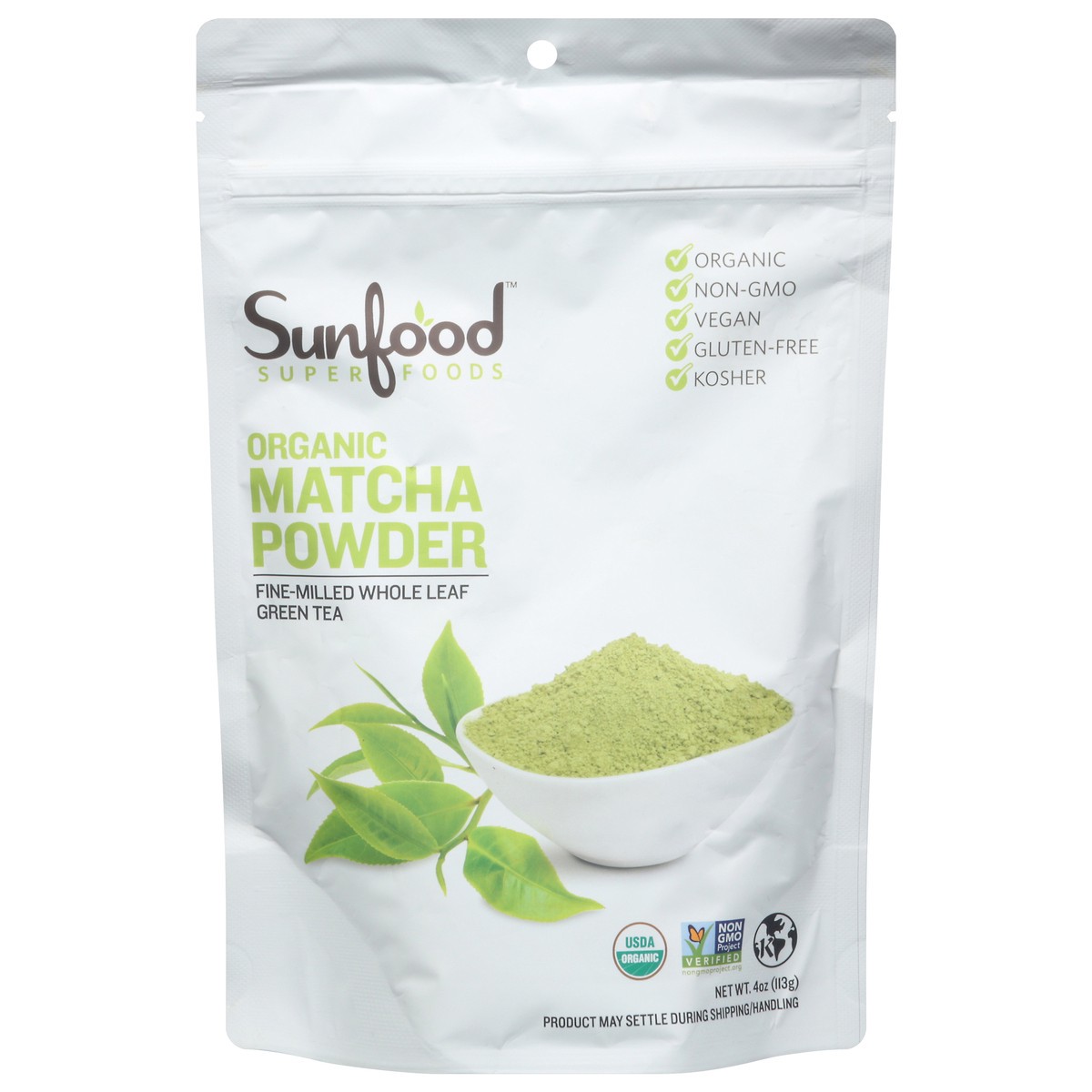 slide 1 of 12, SunFood Superfoods Organic Matcha Powder - 4 oz, 8 oz