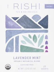Rishi Organic Lavender Mint Caffeine Free Tea - 15 ct