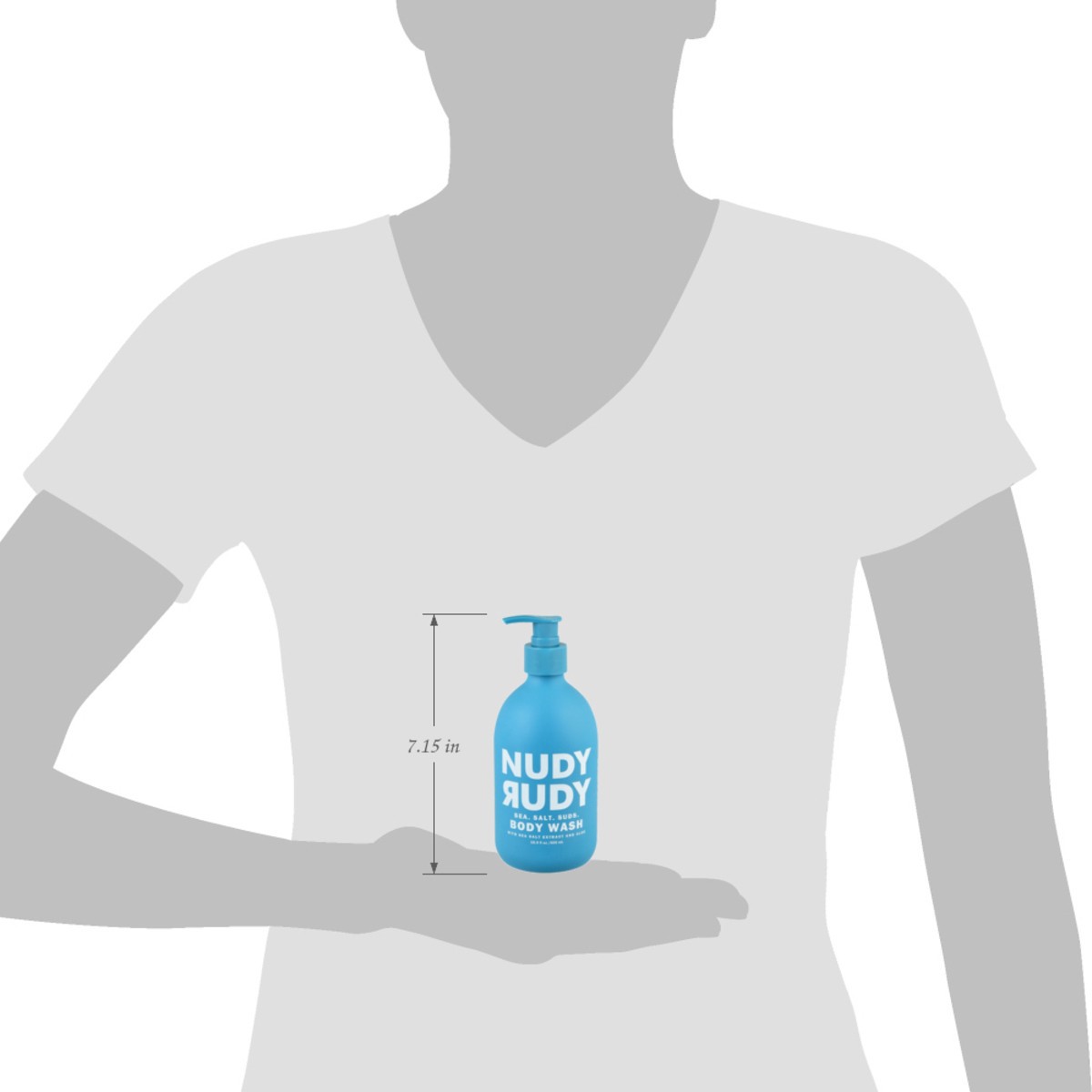 slide 4 of 13, Nudy Rudy Sea Salt Suds Body Wash, 16.9 fl oz