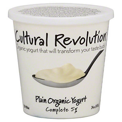 slide 1 of 1, Kalona Organics Cultural Revolution Organic Plain Yogurt, 24 fl oz