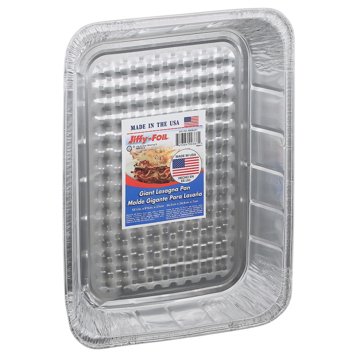 slide 7 of 11, Jiffy-Foil Jiffy Eco Foil Giant Lasagna Pan, 1 ct