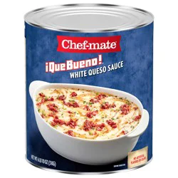 Chef-mate ¡Que Bueno! White Queso Sauce, 6 lb 10 oz Can