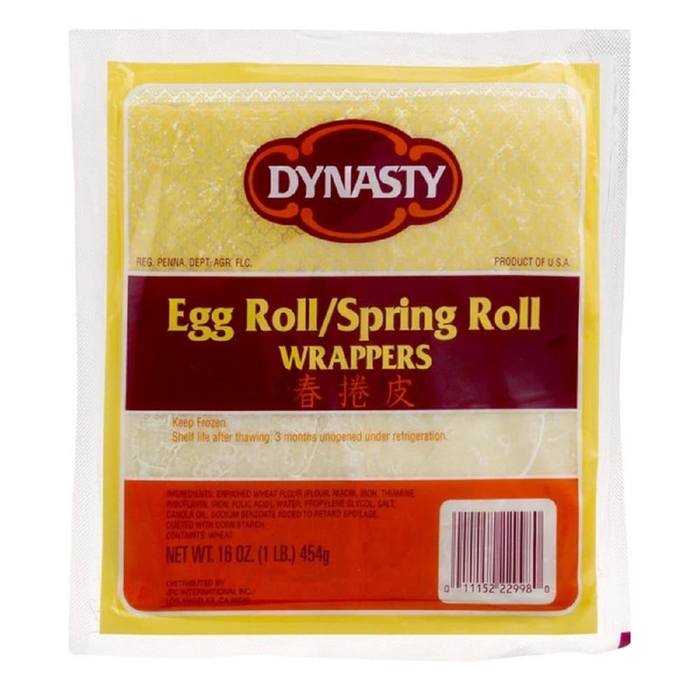 slide 1 of 2, Dynasty Egg / Spring Roll Wrappers, 16 oz