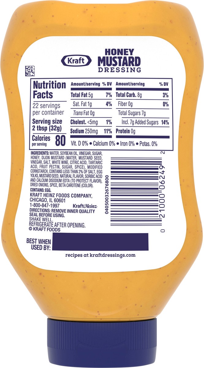 slide 4 of 13, Kraft Drizzle, Dip & Dunk Honey Mustard Dressing, 22 fl oz Bottle, 22 fl oz