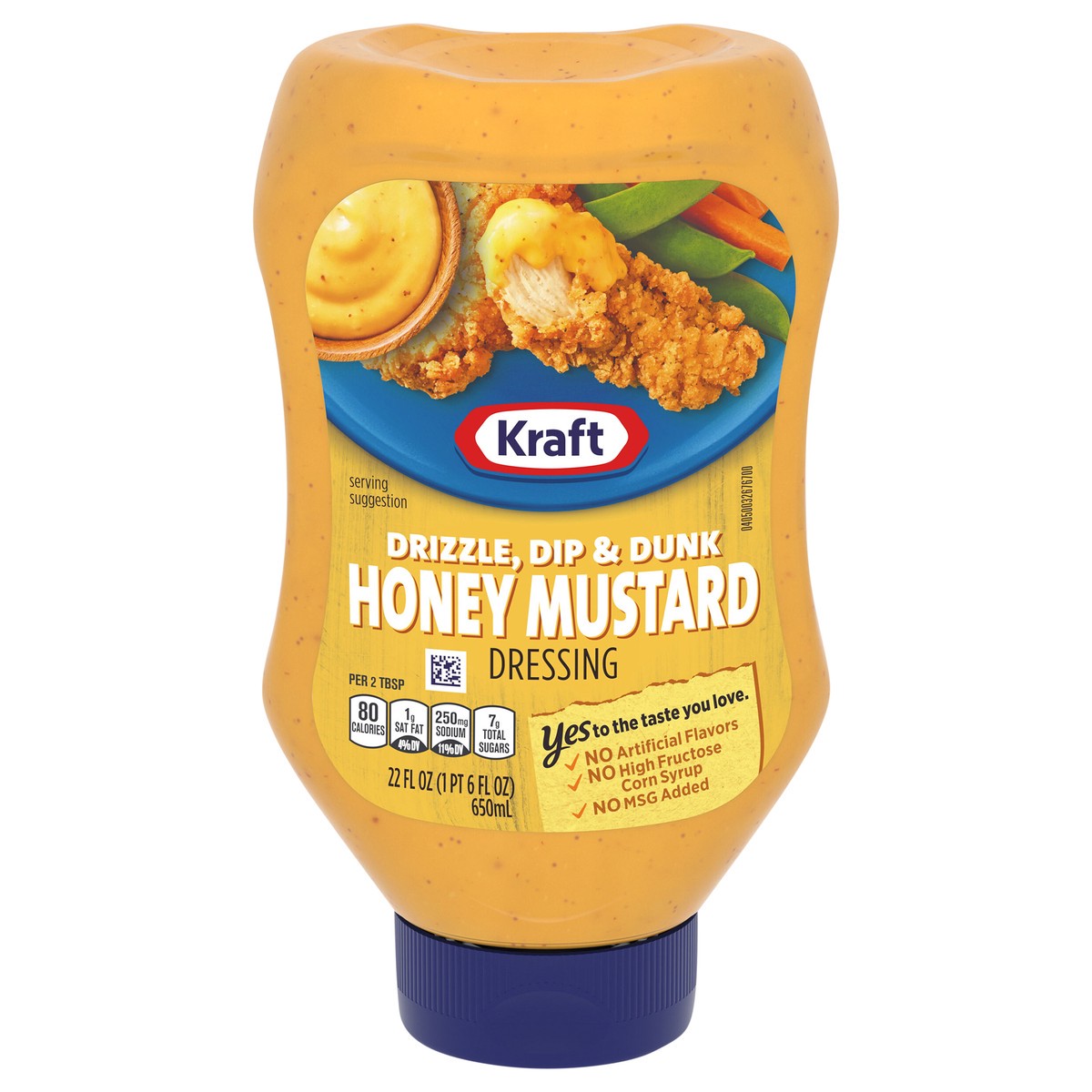 slide 3 of 13, Kraft Drizzle, Dip & Dunk Honey Mustard Dressing, 22 fl oz Bottle, 22 fl oz