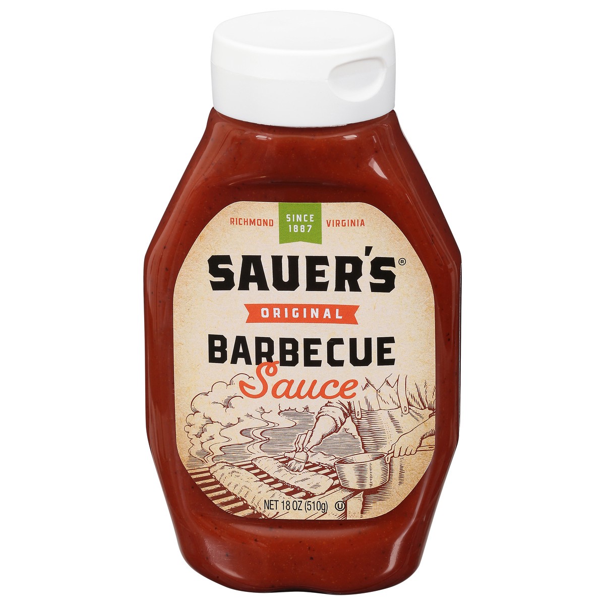 slide 1 of 2, Sauer's Original Barbecue Sauce 18 oz, 18 oz