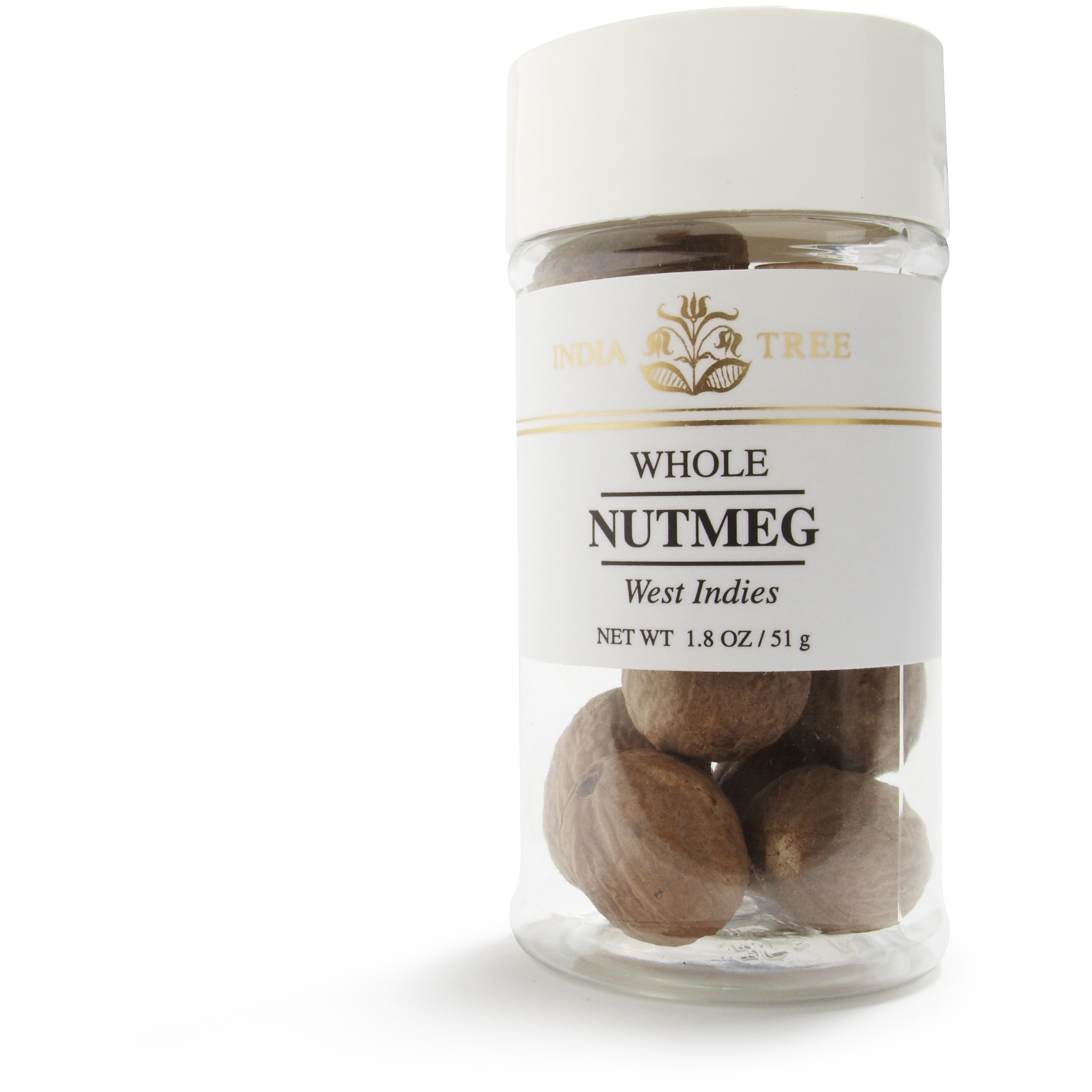 slide 1 of 1, India Tree Whole Nutmeg, 1.8 oz