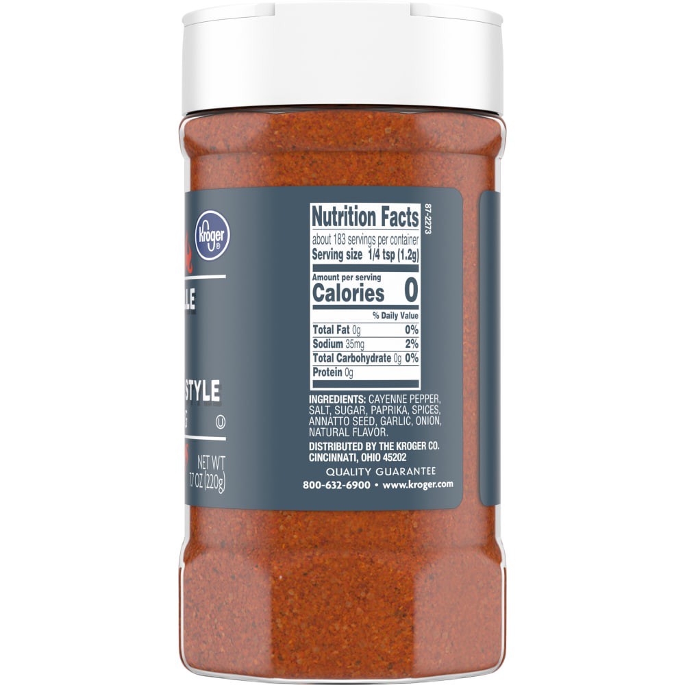 slide 2 of 3, Kroger Nashville Hot Chicken Style Seasoning, 7.7 oz