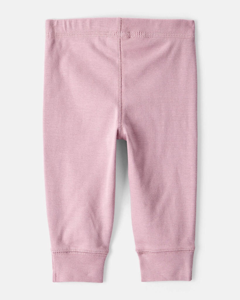 slide 5 of 5, Carter's Baby Girl 2-Pack 100% Cotton Pull-On Pants - Blue/Pink Pink/Blue 24M, 1 ct