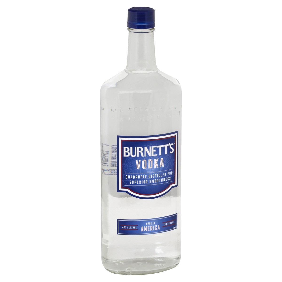 slide 9 of 9, Burnett's Vodka 80 proof, 1000 ml