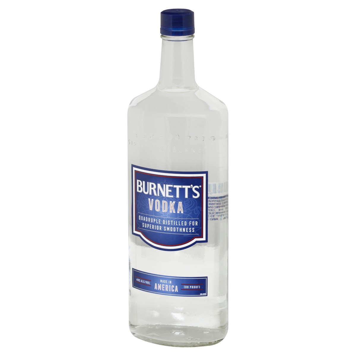 slide 6 of 9, Burnett's Vodka 80 proof, 1000 ml