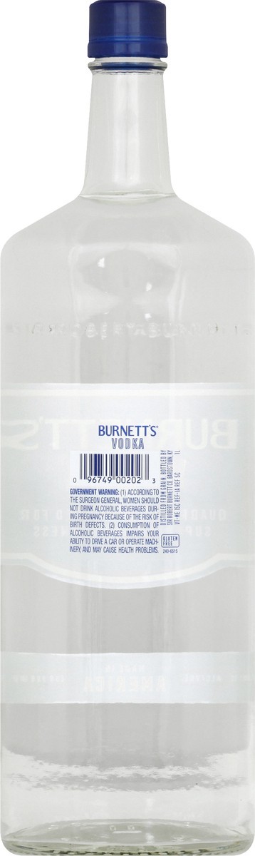 slide 8 of 9, Burnett's Vodka 80 proof, 1000 ml
