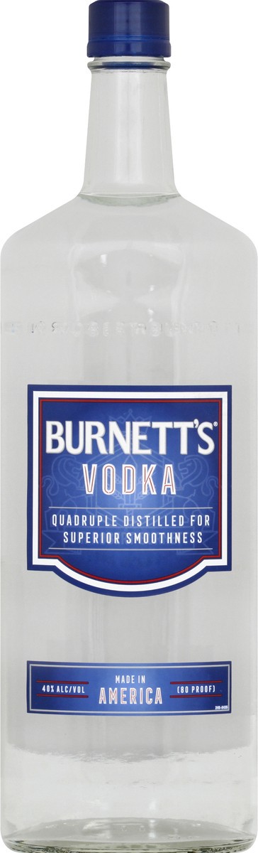 slide 3 of 9, Burnett's Vodka 80 proof, 1000 ml