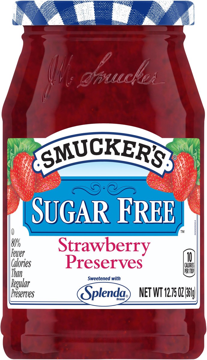 slide 5 of 8, Smucker's Strawberry Sugar Free Preserves - 12.75oz, 12.75 oz