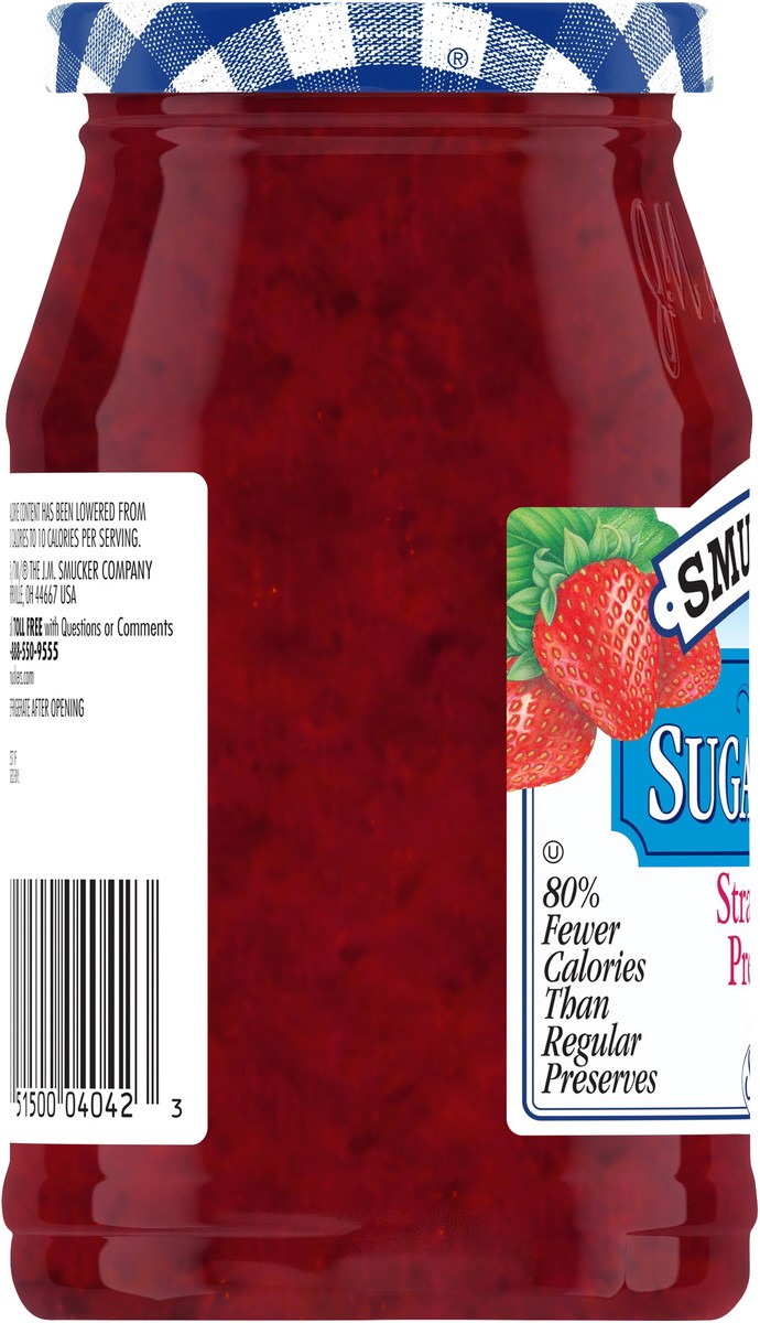 slide 6 of 8, Smucker's Strawberry Sugar Free Preserves - 12.75oz, 12.75 oz