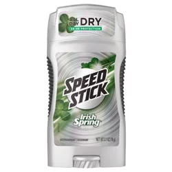 Speed Stick Irish Spring Antiperspirant Deodorant, Original - 2.7 oz