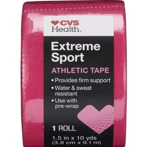 slide 1 of 1, CVS Health Extreme Sport Athletic Tape, Pink, 1 ct