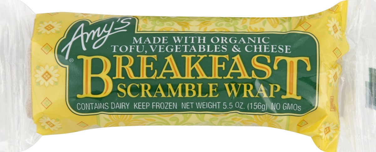 slide 5 of 5, Amy's Breakfast Scramble Wrap, 6 oz