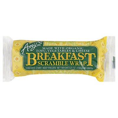 slide 1 of 5, Amy's Breakfast Scramble Wrap, 6 oz