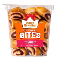 King's Hawaiian® Strawberry Swirl Bites, 10.2 oz