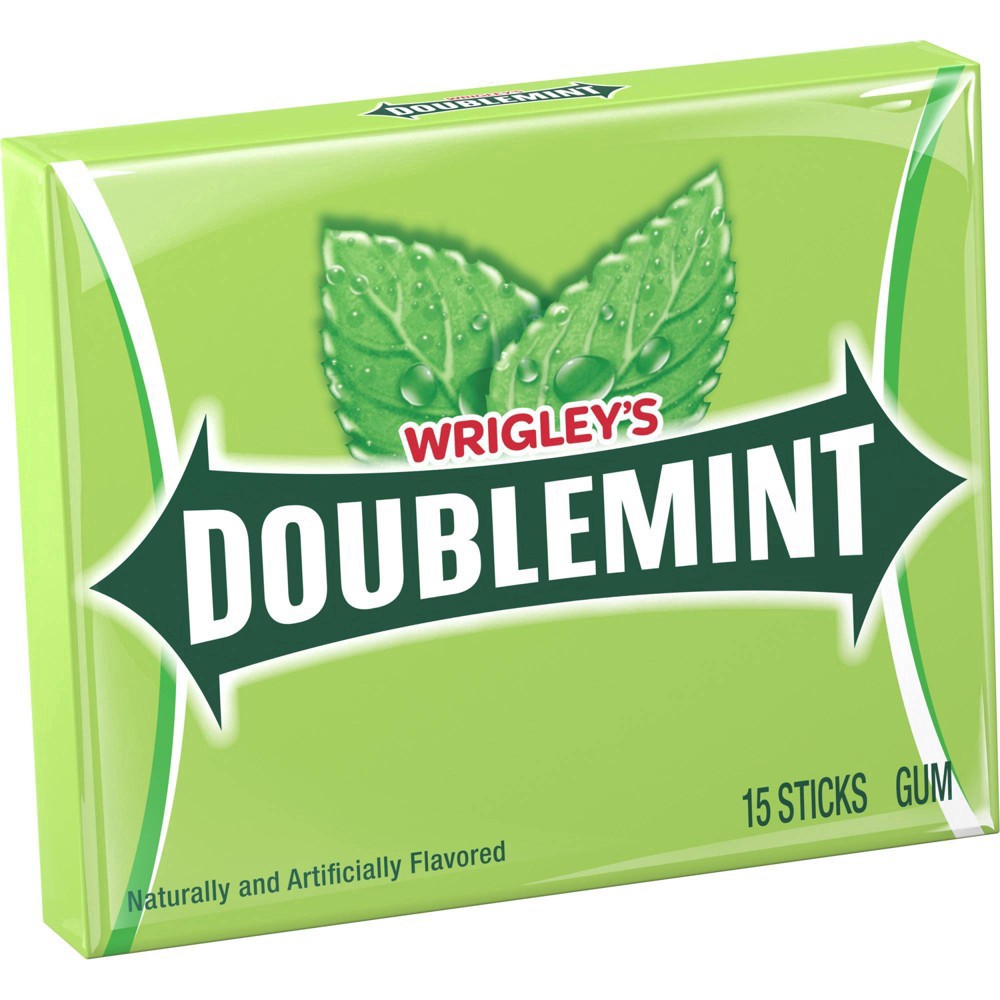 slide 108 of 134, Doublemint WRIGLEY'S DOUBLEMINT Bulk Chewing Gum, Value Pack, 15 ct (3 Pack), 45 ct