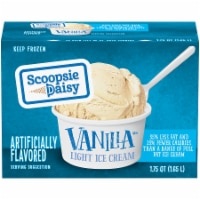 slide 1 of 1, Scoopsie Daisy Vanilla Light Ice Cream, 56 fl oz