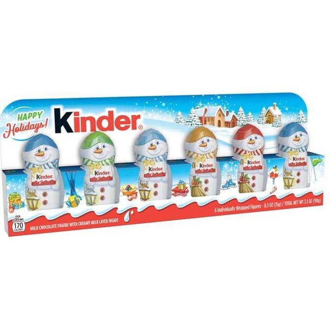 slide 1 of 1, Kinder Christmas Mini Chooclate Figures, 6 ct; 3.1 oz