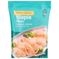 Our Brand Store Brand Farm Raised Boneless Skinless Tilapia Fillets Frozen