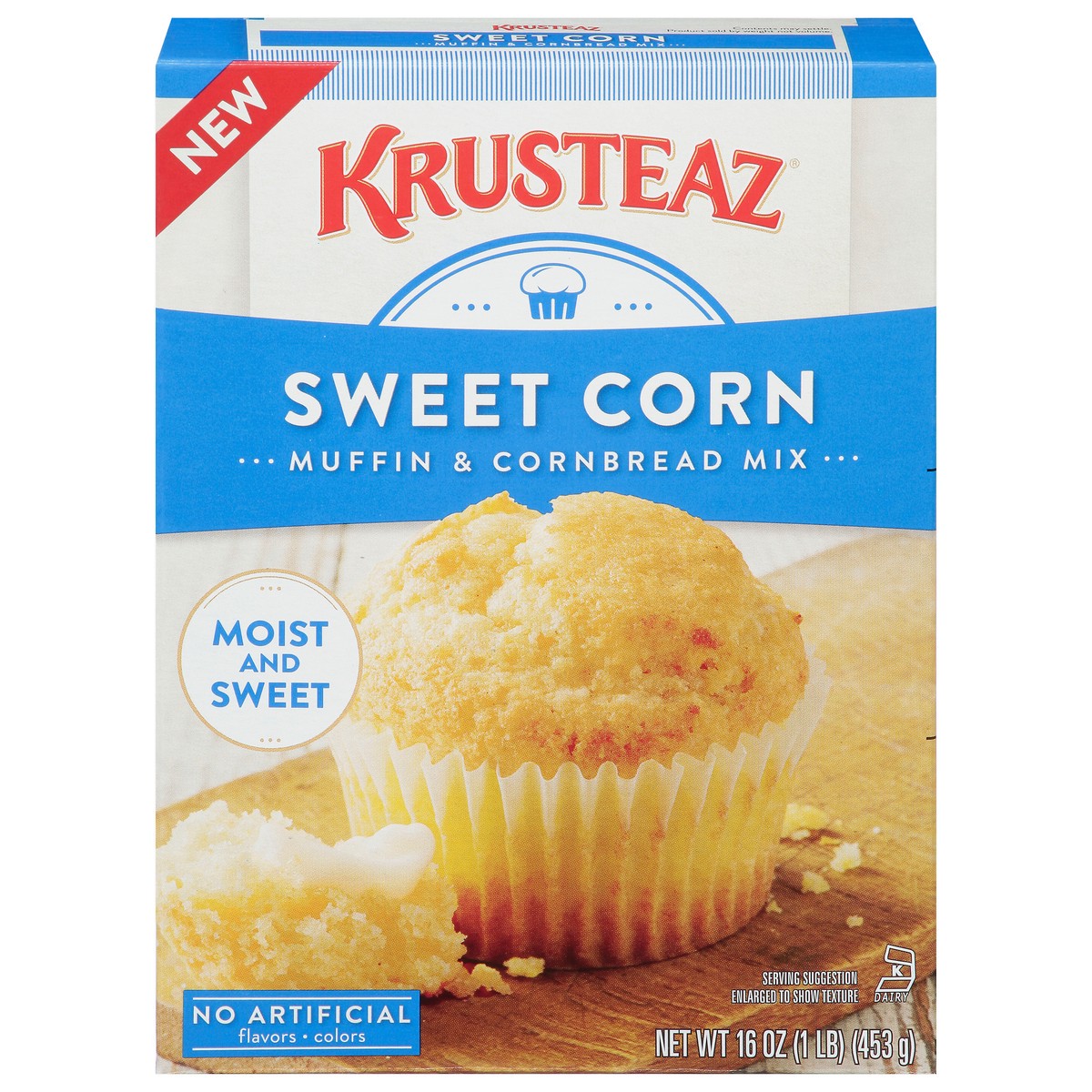 Krusteaz Sweet Corn Muffin & Cornbread Mix 16 Oz 