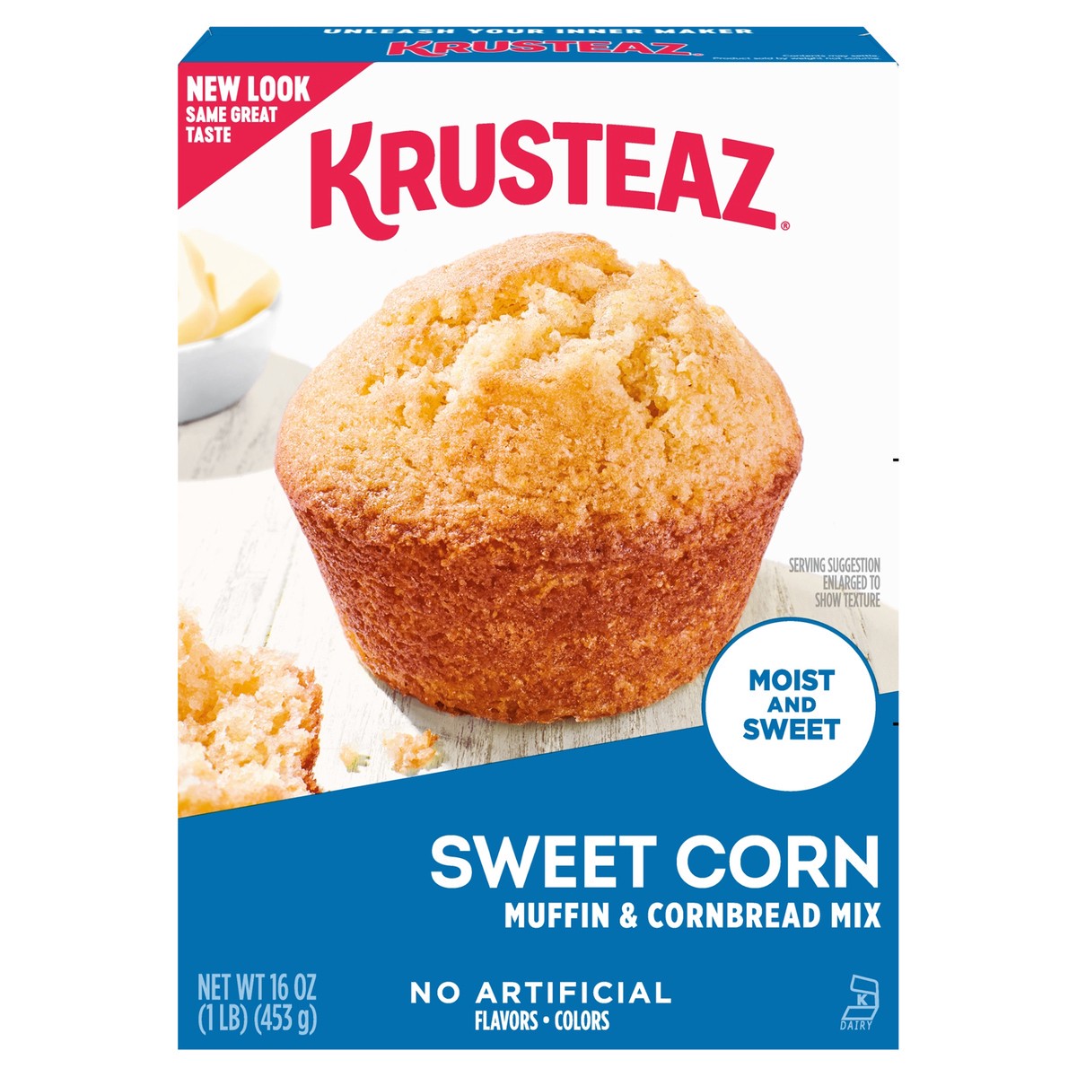 slide 1 of 6, Krusteaz Sweet Corn Muffin And Cornbread Mix - 16.0 Oz, 16 oz