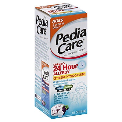 slide 1 of 1, PediaCare 24 Hour Grape Allergy Medicine, 4 oz