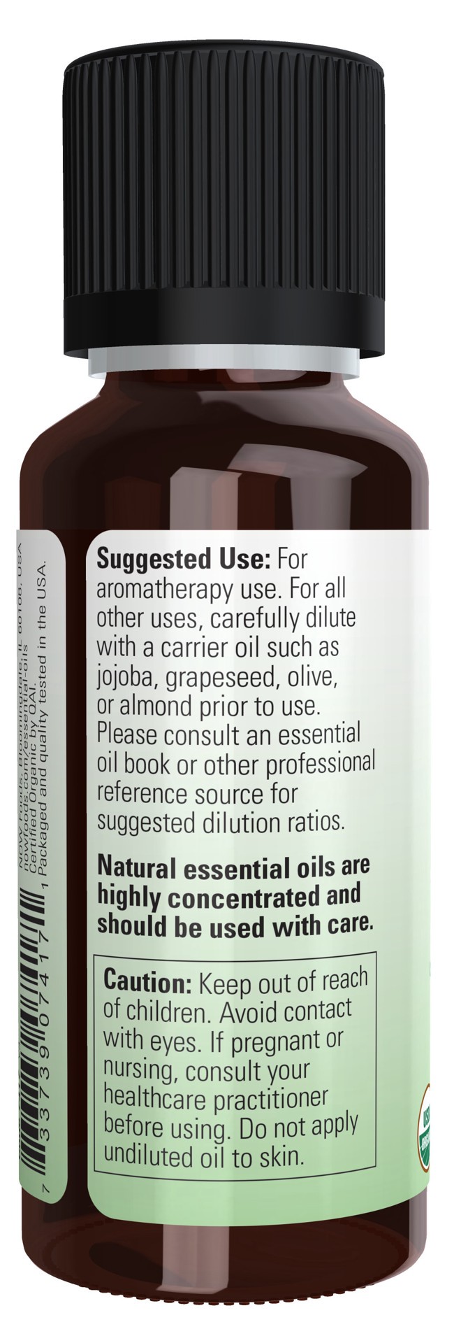 slide 3 of 4, NOW Cinnamon Cassia Oil, Organic, 1 fl oz