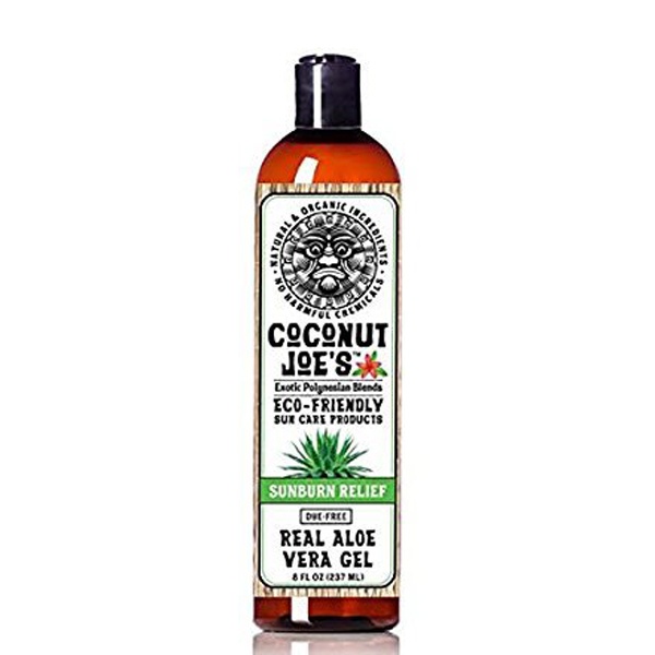 slide 1 of 1, Coconut Joe's Real Aloe Vera Gel, 8 fl oz