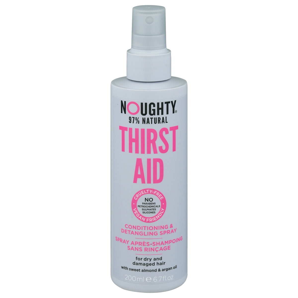 slide 1 of 1, Noughty Thirst Aid Conditioning & Detangling Spray, 8.3 Oz, 8.3 oz