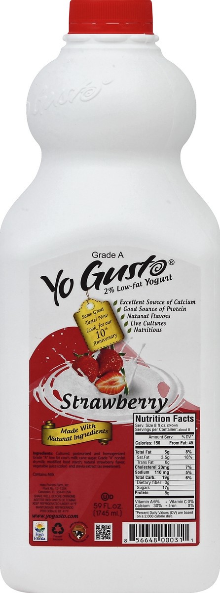 slide 4 of 4, YoGusto Yogurt 59 oz, 59 oz