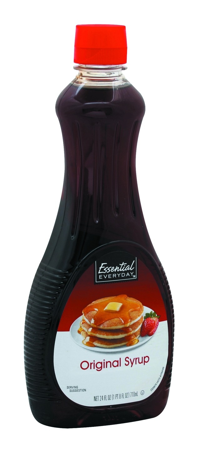 slide 1 of 1, Essential Everyday Pancake Syrup, 24 fl oz