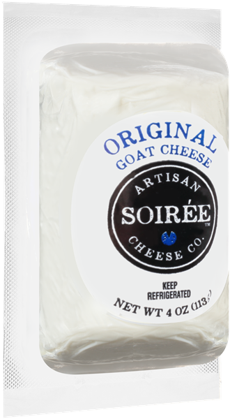 slide 1 of 1, Hy-Vee Soiree Artisan Cheese Co. Original Goat Cheese, 4 oz