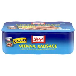 Libby's Vienna Sausages, 10g Protein Per Serving, 4.6 oz. Can (Pack of 6)