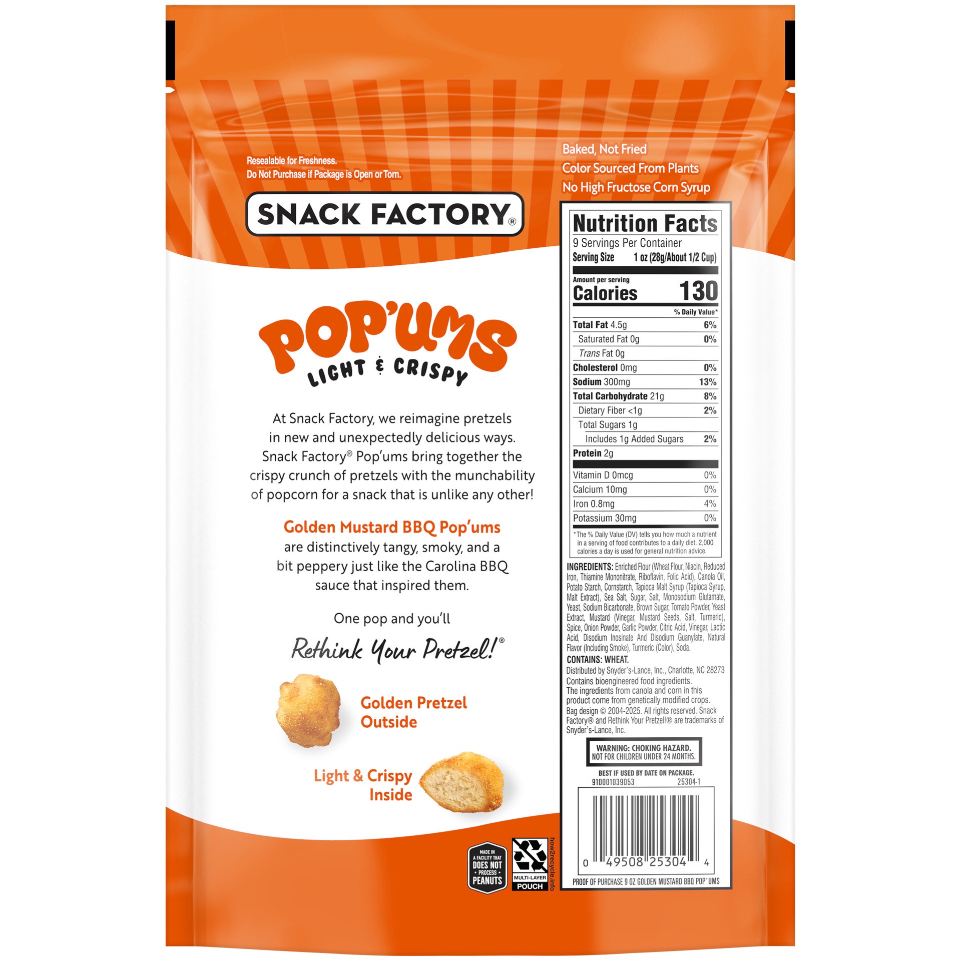 slide 5 of 6, Snack Factory Pop'Ems, 9 oz