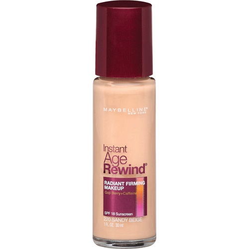 slide 1 of 1, Maybelline Instant Age Rewind Radiant Firming Makeup, Sandy Beige, 1 oz