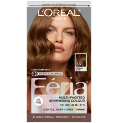 L'Oréal Paris Multi-Faceted Shimmering Permanent Hair Color, Caramel Glow 53