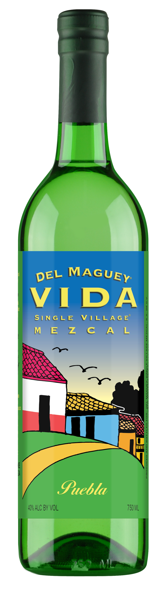 slide 1 of 8, Del Maguey VIDA Puebla Mezcal 750mL, 80 Proof, 750 ml