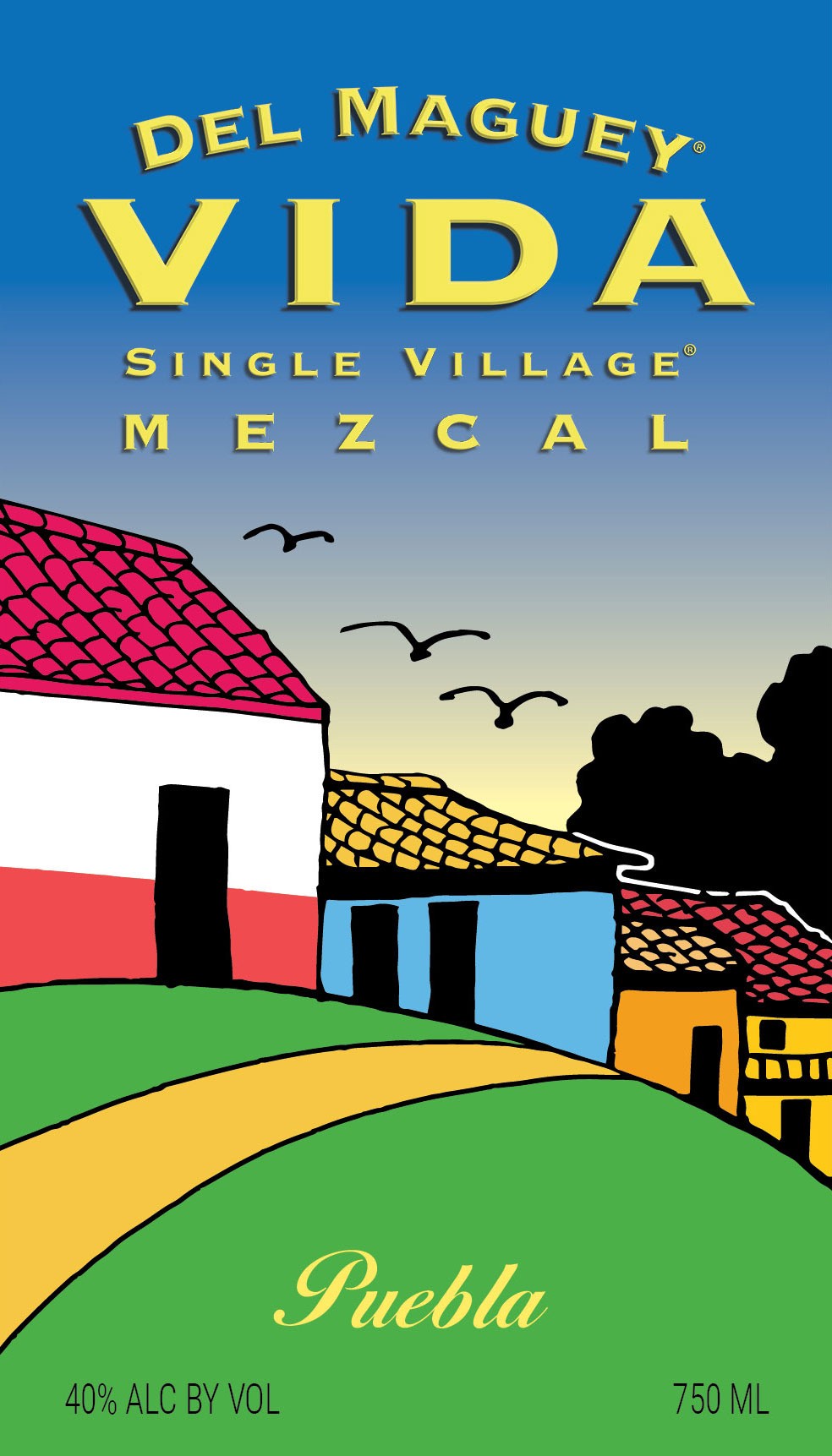 slide 7 of 8, Del Maguey VIDA Puebla Mezcal 750mL, 80 Proof, 750 ml