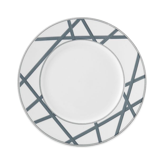 slide 1 of 1, Mikasa Cadence Slate Crisscross Salad Plate, 1 ct