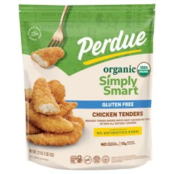 Perdue Simply Smart Organics Gluten Free Breaded Chicken Breast Tenders, 22 oz